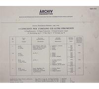 George friedrich Haendel Quatro concerti per l'organo ed altri stromenti, Vie...