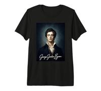 George Gordon Byron Poète Britannique T-Shirt Haut de Gamme