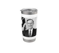 George H. W. Bush Gobelet isotherme en acier inoxydable double paroi