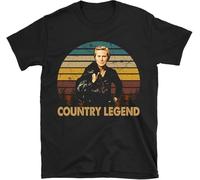 George Jones Country Legend Classic Art T T-Shirts à Manches Courtes(Medium)