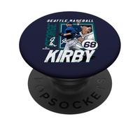 George Kirby | Joueurs de Baseball MLB de Seattle | MLBGKI203M PopSockets PopGrip Adhésif