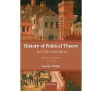 George Klosko History of Political Theory: An Introduction (Poche)