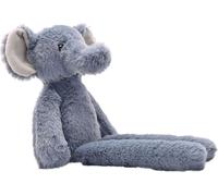 George L'éléphant de pétrole en peluche à longues pattes 35 cm WD1754 (Taille unique) (Gris foncé)