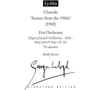 George Lloyd - Lloyd: Charade - Study Score [Compact Discs]