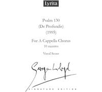 George Lloyd - Lloyd: Psalm 130 (De Profundis for a capella chorus SATB Vocal Score