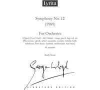 George Lloyd - Lloyd: Symphony No. 12 - Study Score [Compact Discs]