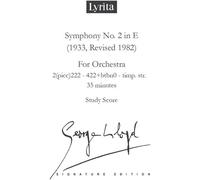 George Lloyd - Lloyd: Symphony No. 2 - Study Score [Compact Discs]