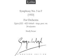 George Lloyd - Lloyd: Symphony No. 3 - Study Score [Compact Discs]