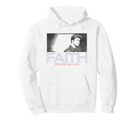 George Michael Faith Logo Contour Bleu Sweat à Capuche
