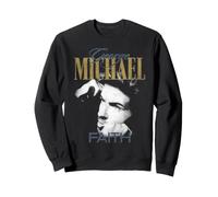 George Michael Faith Portrait Classique et Logo Graphique Sweatshirt