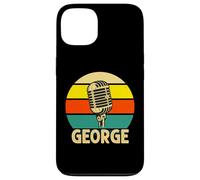 George Microphone rétro des années 80 pour Homme et Enfant Coque pour iPhone 13