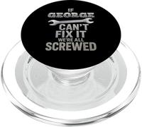 George Name, s'il ne Peut Pas Le réparer, Mari Intelligent et Bricoleur PopSockets PopGrip pour MagSafe