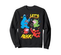 George Pig and Cookie Monster Let's Rock Sweatshirt