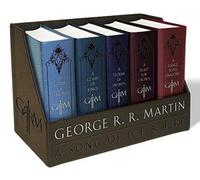 George R. R. Martin's a Game of Thrones leather cloth boxed set Song of Ice and Fire series - George R.R. Martin - Vintage Usa - relié - Livre