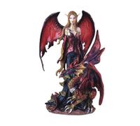 George S. Chen Imports Fairy Collection Figurine de décoration Pixie avec Dragon - SS-G-91277