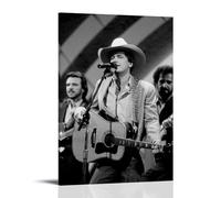 George Strait Autocollants muraux imperméables haute définition pour chambres/magasins, résistants à l'humidité et à la décoloration, emballage exquis, parfait pour offrir en cadeau, style cadre 30,5