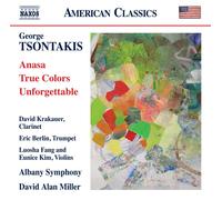 George Tsontakis George Tsontakis: Anasa/True Colors/Unforgettable (CD) Album