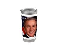 George W. Bush Gobelet isotherme en acier inoxydable double paroi