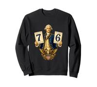 George Washington 1776 Patriotique 4 Juillet Américain Son Sweatshirt