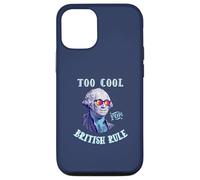 George Washington 4th July Too Cool for British Rule Coque pour iPhone 12/12 Pro