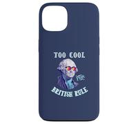 George Washington 4th July Too Cool for British Rule Coque pour iPhone 13