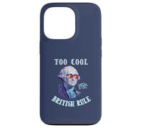 George Washington 4th July Too Cool for British Rule Coque pour iPhone 13 Pro