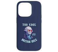 George Washington 4th July Too Cool for British Rule Coque pour iPhone 14 Pro
