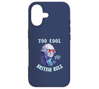 George Washington 4th July Too Cool for British Rule Coque pour iPhone 17