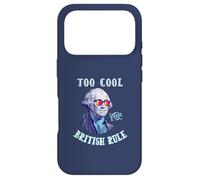 George Washington 4th July Too Cool for British Rule Coque pour iPhone 17 Pro