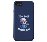 George Washington 4th July Too Cool for British Rule Coque pour iPhone SE (2020) / 7/8
