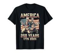 George Washington Abe Lincoln 250e Anniversaire États-Unis 250e T-Shirt