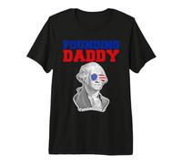 George Washington Fondateur Daddy T-Shirt Haut de Gamme