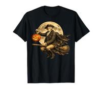 George Washington Jack O Lantern Pumpkin Moon Balai T-Shirt