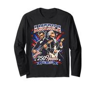 George Washington Lincoln Playing Guitar Abe Lincoln 250th Manche Longue