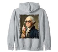 George Washington Manger de la crème glacée Sweat à Capuche