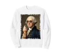 George Washington Manger de la crème glacée Sweatshirt