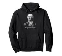 George Washington Portrait American History Icône Sweat à Capuche