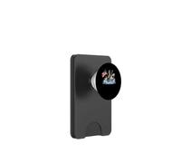 George Washington Riding Shark Funny July 4th American Flag PopSockets PopWallet pour MagSafe