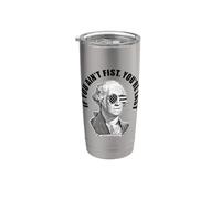 George Washington : si tu n'es pas le premier, tu es le dernier Gobelet isotherme en acier inoxydable double paroi