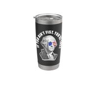 George Washington : si tu n'es pas le premier, tu es le dernier Gobelet isotherme en acier inoxydable double paroi