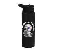George Washington : si tu n'es pas le premier, tu es le dernier Stainless Steel Insulated Water Bottle