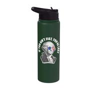 George Washington : si tu n'es pas le premier, tu es le dernier Stainless Steel Insulated Water Bottle