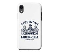 George Washington sirote Un thé au Liber-Tea Coque pour iPhone XR