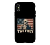 George Washington Two Fiddy 250 Anniversary Funny July 4th Coque pour iPhone X/XS