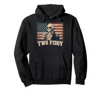George Washington Two Fiddy 250 Anniversary Funny July 4th Sweat à Capuche