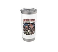 George Washington Undefeated Since 1776 Football américain Gobelet isotherme en acier inoxydable double paroi