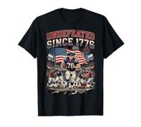 George Washington Undefeated Since 1776 Football américain T-Shirt Graphique avec Valeur
