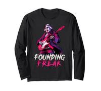 George Washington Zombie Jouant de la Guitare Founding Freak Band Manche Longue