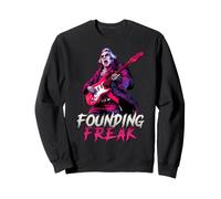 George Washington Zombie Jouant de la Guitare Founding Freak Band Sweatshirt
