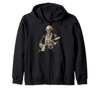 George Washington Zombie Undead Jouant de la Guitare Alt Goth Band Sweat à Capuche